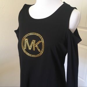 Michael Kors Cold shoulder Blouse - M NEW